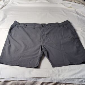 Men's Wrangler Classic Gray Flat Front Shorts-530